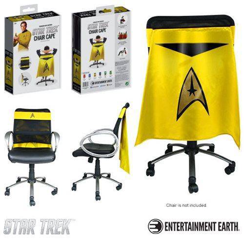 Star Trek: The Original Series Command Gold Uniform Chair Cape - by Entertainment Earth | Buy at ToyShnip