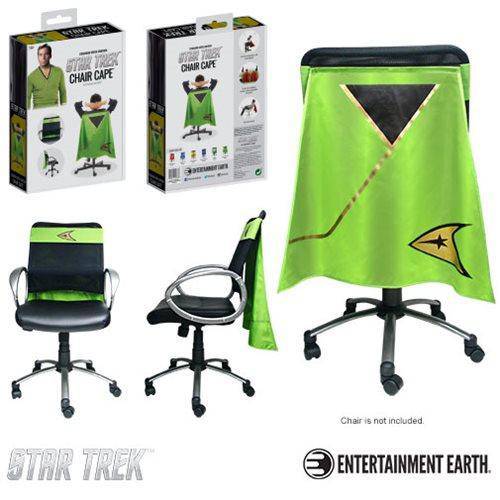 Star Trek: The Original Series Command Green Uniform Chair Cape - by Entertainment Earth | Buy at ToyShnip
