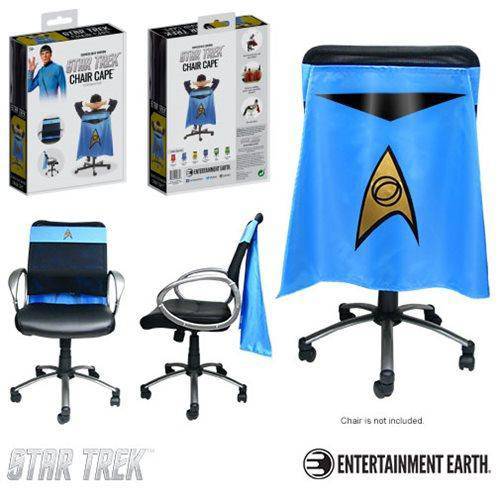 Star Trek: The Original Series Sciences Blue Uniform Chair Cape - by Entertainment Earth | Buy at ToyShnip