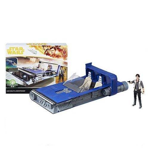 Star Wars- Force Link Han Solo Landspeeder ToyShnip