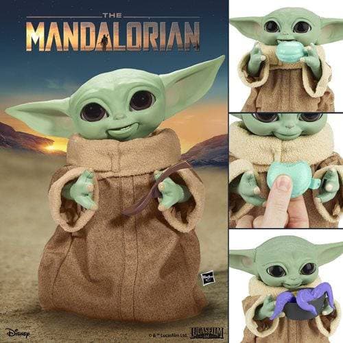Star Wars Galactic Snackin Grogu Animatronic Toy Figure - by Hasbro | Buy at ToyShnip