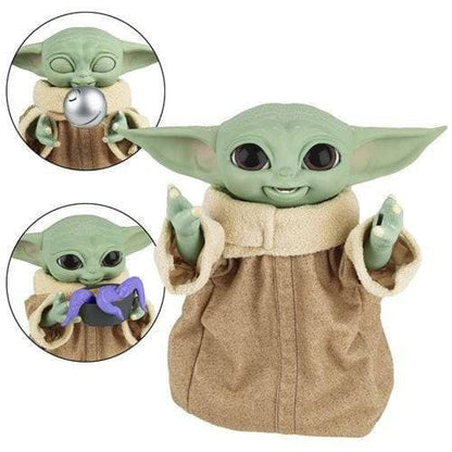 Star Wars Galactic Snackin Grogu Animatronic Toy Figure - by Hasbro | Buy at ToyShnip