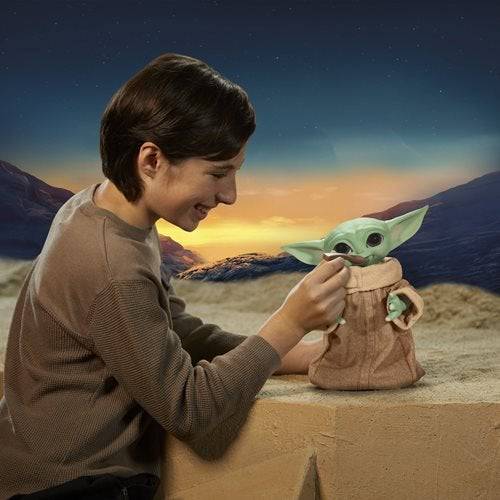 Star Wars Galactic Snackin Grogu Animatronic Toy Figure - by Hasbro | Buy at ToyShnip