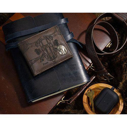 Star Wars: Mandalorian Etched PU Bifold Wallet - Entertainment Earth Exclusive - by Bioworld | Buy at ToyShnip