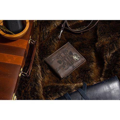 Star Wars: Mandalorian Etched PU Bifold Wallet - Entertainment Earth Exclusive - by Bioworld | Buy at ToyShnip