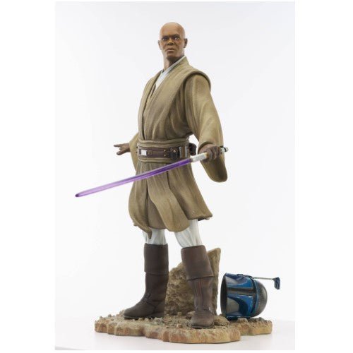 Star Wars Premier Collection AOTC Mace Windu Statue - by Diamond Select | Buy at ToyShnip