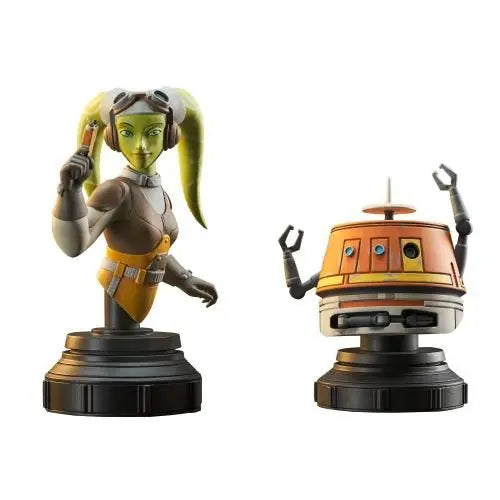 Star Wars Rebels Hera Syndulla And Chopper 1/7 Mini-Bust - by Diamond Select | Buy at ToyShnip