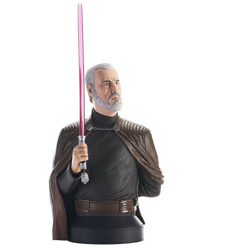 Star Wars Revenge Of The Sith Count Dooku 1/6 Scale Bust - by Diamond Select | Buy at ToyShnip