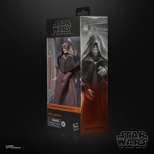 Star Wars The Black Series Darth Sidious 6 - Inch Action Figure - by Hasbro