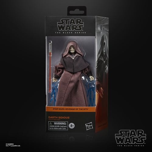 Star Wars The Black Series Darth Sidious 6 - Inch Action Figure - by Hasbro