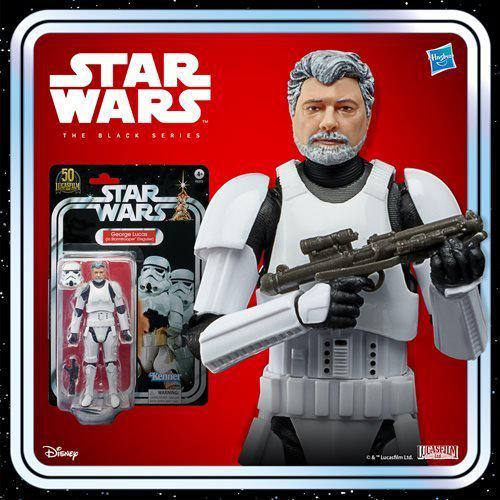 Star Wars The Black Series George Lucas (in Stormtrooper Disguise) 6-Inch Action Figure - by Hasbro | Buy at ToyShnip