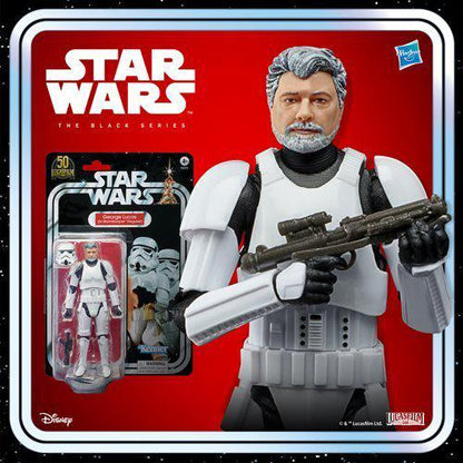 Star Wars The Black Series George Lucas (in Stormtrooper Disguise) 6-Inch Action Figure - by Hasbro | Buy at ToyShnip