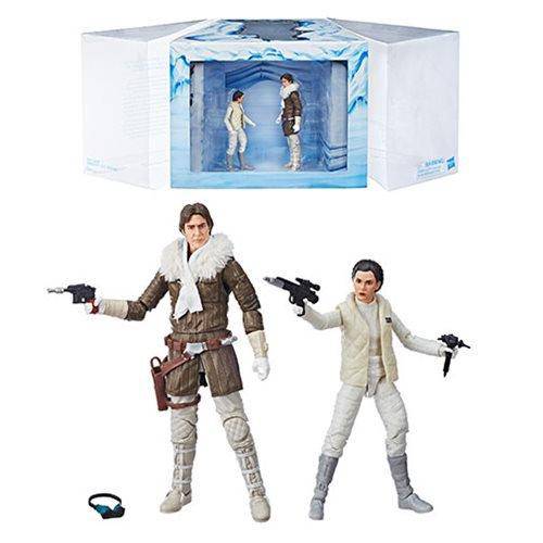 Star Wars The Black Series Hoth - Princess Leia Organa and Han Solo - 6-Inch Action - by Hasbro | Buy at ToyShnip
