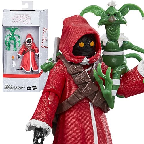 Star Wars The Black Series Jawa & Salacious B. Crumb (Holiday Edition) 6-Inch Action Figure - Exclusive - by Hasbro | Buy at ToyShnip