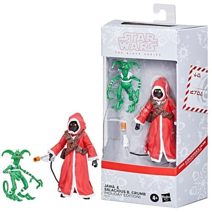 Star Wars The Black Series Jawa & Salacious B. Crumb (Holiday Edition) 6-Inch Action Figure - Exclusive - by Hasbro | Buy at ToyShnip