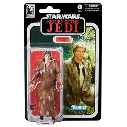 Star Wars The Black Series Return of the Jedi 40th Anniversary 6-Inch Han Solo (Endor) Action Figure - by Hasbro | Buy at ToyShnip