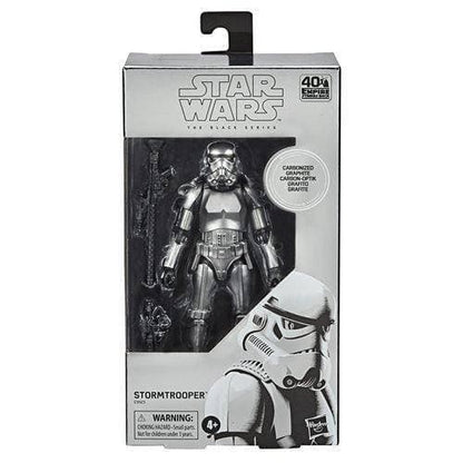 Star Wars The Black Series - Stormtrooper - Carbonized - 6-Inch Action Figure - by Hasbro | Buy at ToyShnip
