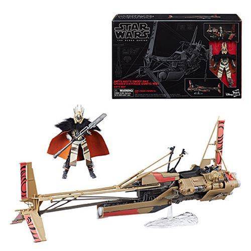 Star Wars The Black Series - Swoop Bike with Enfys Nest - 6-Inch Figure - by Hasbro | Buy at ToyShnip