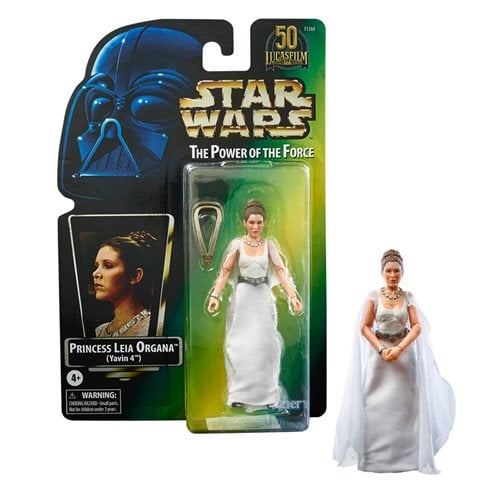 Star Wars The Black Series The Power of the Force Princess Leia Organa (Yavin IV) 6-Inch Action Figure - Exclusive - by Hasbro | Buy at ToyShnip