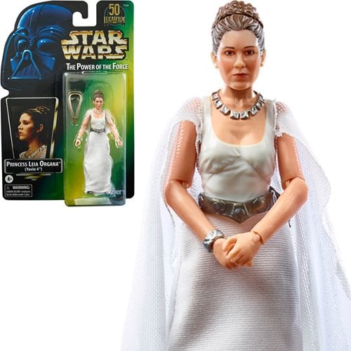 Star Wars The Black Series The Power of the Force Princess Leia Organa (Yavin IV) 6-Inch Action Figure - Exclusive - by Hasbro | Buy at ToyShnip