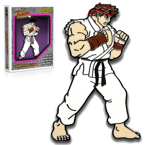 Street Fighter Augmented Reality Enamel Pin - Choose your Pin - by Pinfinity | Buy at ToyShnip