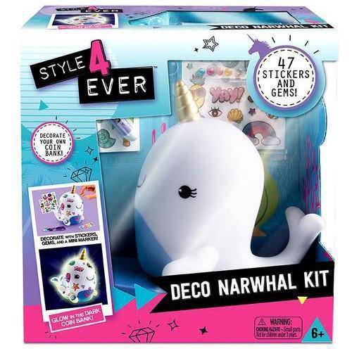 Style 4 Ever Deco Narwhal Kit - by Canal Toys USA | Buy at ToyShnip