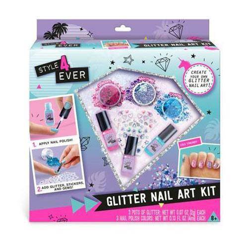Style 4 Ever Glitter Nail Kit - by Canal Toys USA | Buy at ToyShnip
