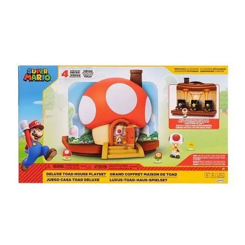 Super Mario Deluxe Toad House Playset - by Jakks Pacific | Buy at ToyShnip