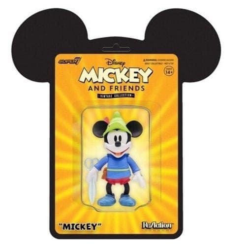 Super7 Brave Little Tailor Mickey Mouse 3 3/4-Inch ReAction Figure - by Super7 | Buy at ToyShnip