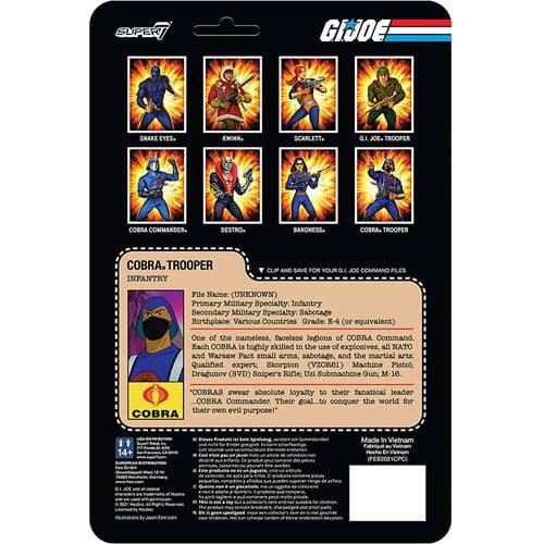 Super7 G.I. Joe 3 3/4-Inch ReAction Figure - by Super7 | Buy at ToyShnip