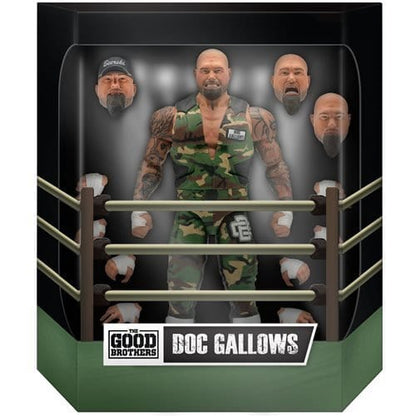 Super7 Good Brothers Wrestling Ultimates Doc Gallows 7-Inch Action Figure - by Super7 | Buy at ToyShnip