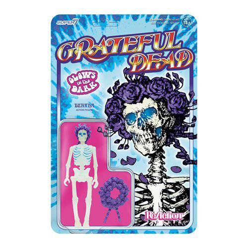 Super7 Grateful Dead Glow-in-the-Dark Bertha 3 3/4-Inch ReAction Figure - by Super7 | Buy at ToyShnip