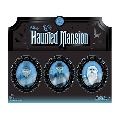 Super7 Haunted Mansion Hitchhiking Ghosts 3 3/4-Inch ReAction Figure Set of 3 - SDCC Exclusive - by Super7 | Buy at ToyShnip