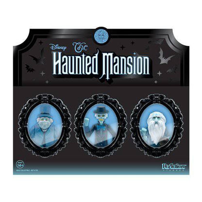 Super7 Haunted Mansion Hitchhiking Ghosts 3 3/4-Inch ReAction Figure Set of 3 - SDCC Exclusive - by Super7 | Buy at ToyShnip