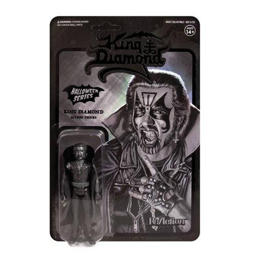Super7 King Diamond Black 3 3/4-Inch ReAction Figure - by Super7 | Buy at ToyShnip