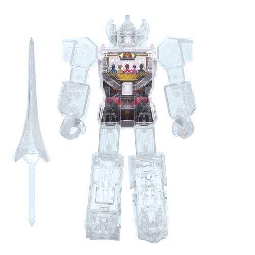 Super7 Mighty Morphin Power Rangers Clear Megazord Super Cyborg Vinyl Figure - by Super7 | Buy at ToyShnip
