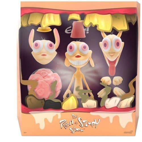 Super7 Ren & Stimpy Deluxe 6-Inch Action Figure - by Super7 | Buy at ToyShnip