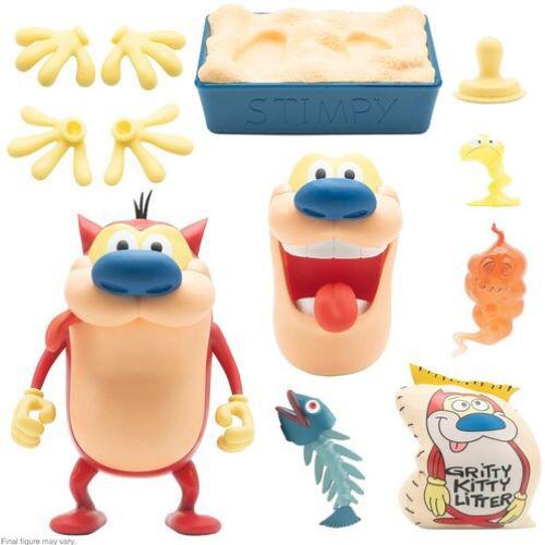 Super7 Ren & Stimpy Deluxe 6-Inch Action Figure - by Super7 | Buy at ToyShnip