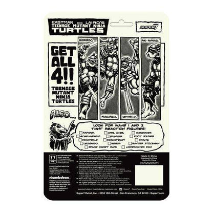 Super7 Teenage Mutant Ninja Turtles Mirage Variant 3.75-Inch ReAction Figure Set of 4 - by Super7 | Buy at ToyShnip