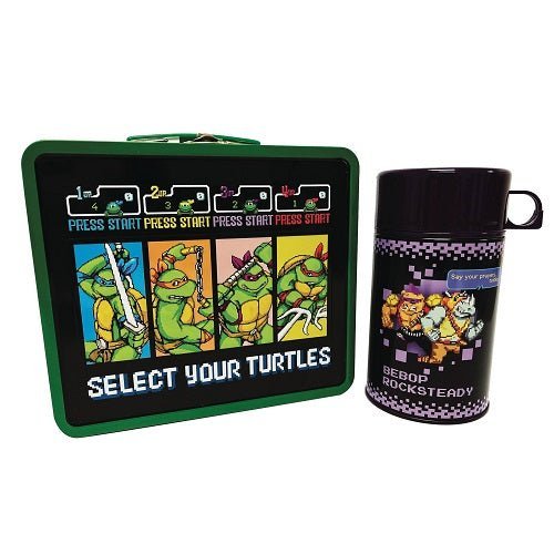 Teenage Mutant Ninja Turtles Arcade Lunchbox with Thermos - Previews Exclusive - by Surreal Entertainment | Buy at ToyShnip
