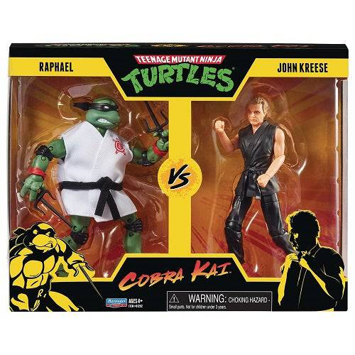 Teenage Mutant Ninja Turtles X Cobra Kai - Raphael Vs. John Kreese 2-Pack Action Figures - by Playmates | Buy at ToyShnip