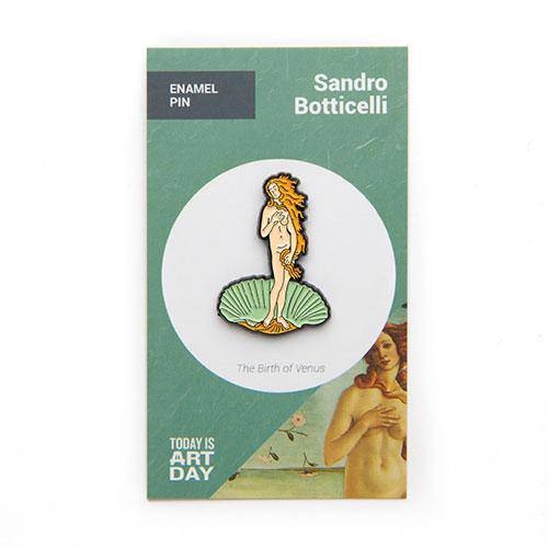 The Birth of Venus Enamel Pin - Today is Art Day - by Today Is Art Day | Buy at ToyShnip