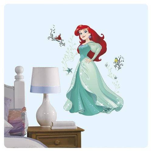 The Little Mermaid Ariel Disney Sparkling Princess Peel and Stick Giant Wall Decals - by Roommates | Buy at ToyShnip