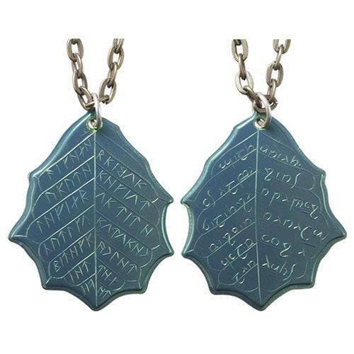 The Lord of the Rings Elvish Mithril Leaf of Spring Necklace - by Shire Post Mint | Buy at ToyShnip