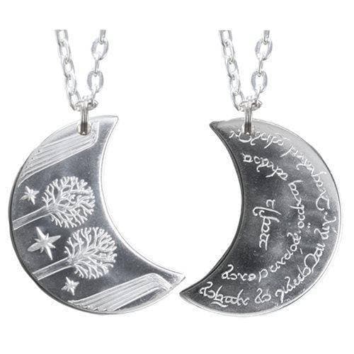 The Lord of the Rings Rivendell Silver Moon Necklace - by Shire Post Mint | Buy at ToyShnip