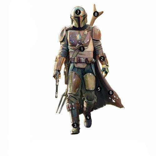 The Madalorian Peel and Stick Giant Wall Decals - by Roommates | Buy at ToyShnip