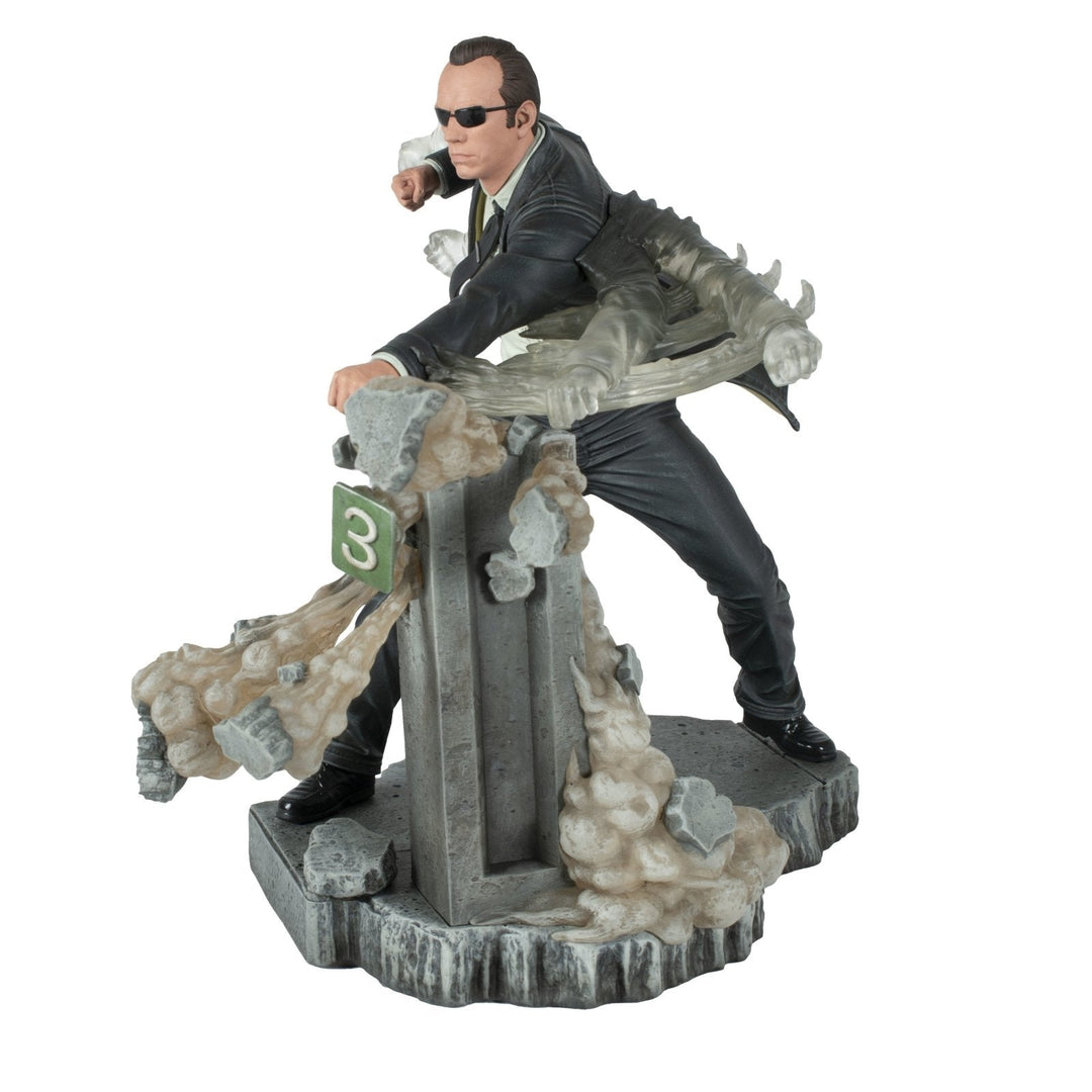 The Matrix Gallery Agent Smith PVC 10-Inch Diorama - by Diamond Select | Buy at ToyShnip