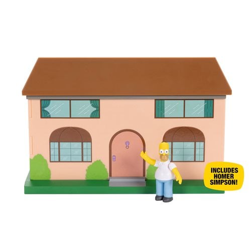 The Simpsons House Living Room Diorama Playset - by Jakks Pacific