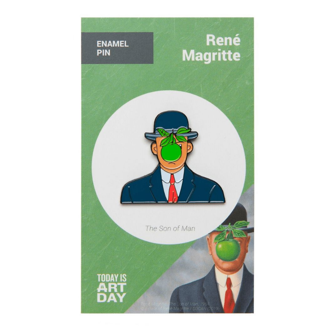 The Son of Man by Magritte Enamel Pin - Today is Art Day - by Today Is Art Day | Buy at ToyShnip