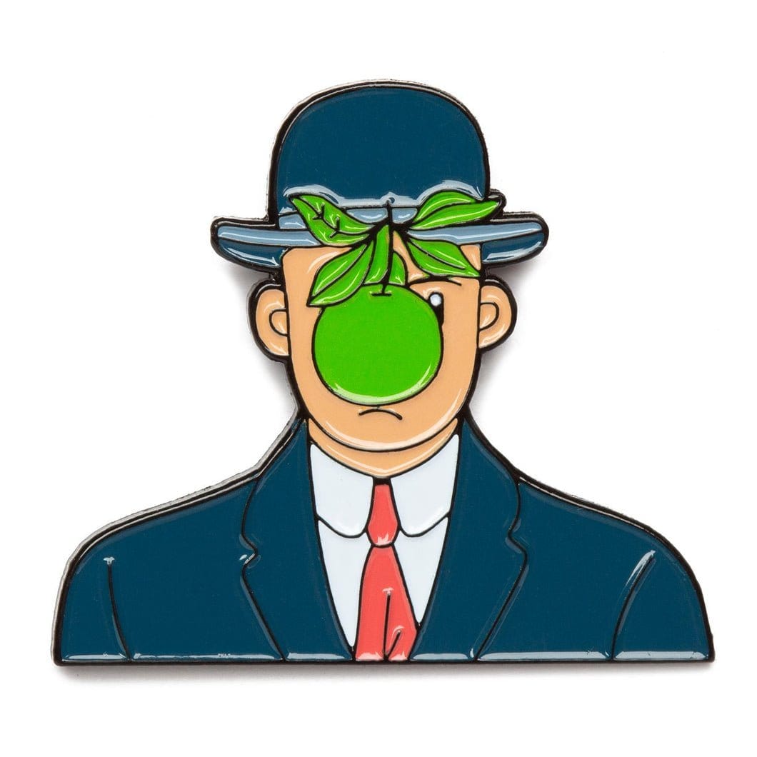 The Son of Man by Magritte Enamel Pin - Today is Art Day - by Today Is Art Day | Buy at ToyShnip